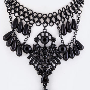 Black Vintage Necklace