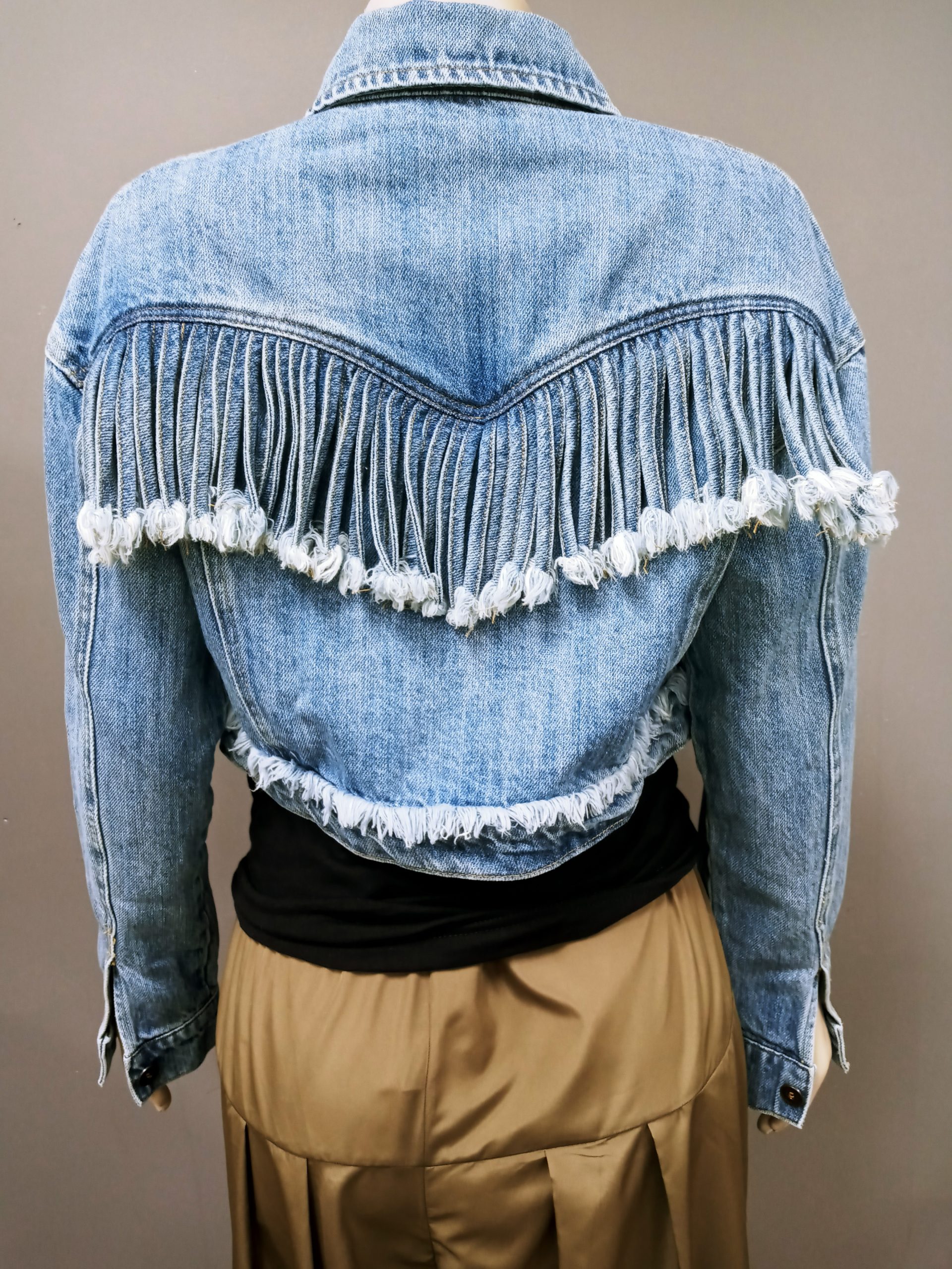 Denim Fringe Jacket The Store of Quality Fashion Items